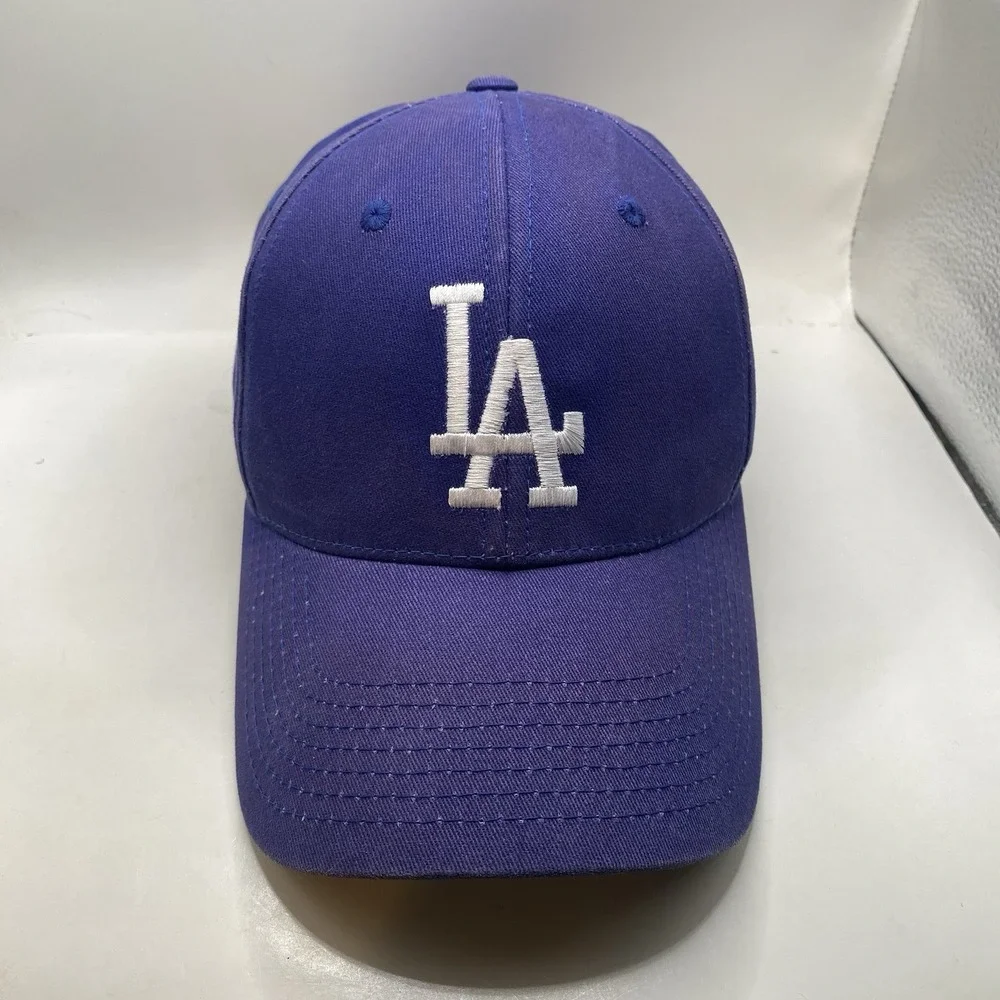 Los Angeles Dodgers Hat Youth  Faded Blue 47 Brand MVP STRAPBACK Cleaned‎